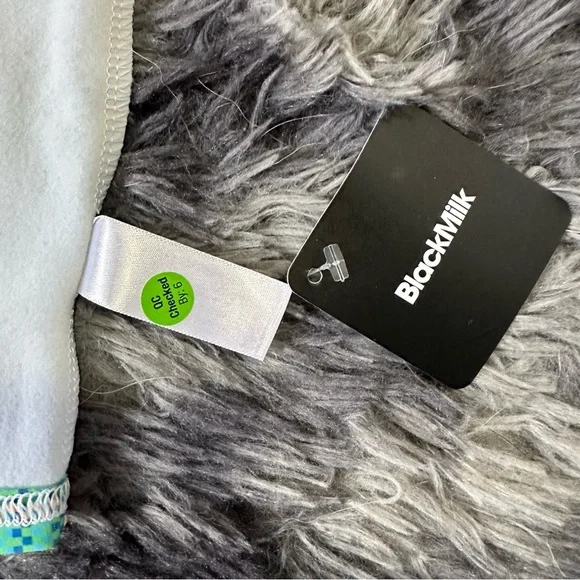 Black Milk Tartan Rainbow Wifey Crop Top XS NWT Toastie Fleece BMC Museum - Picture 6 of 9